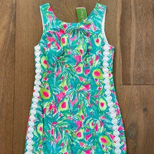 Lilly Pulitzer - NWT Mila Shift - Pink Sunset Guac And Roll - Rare Sz 0